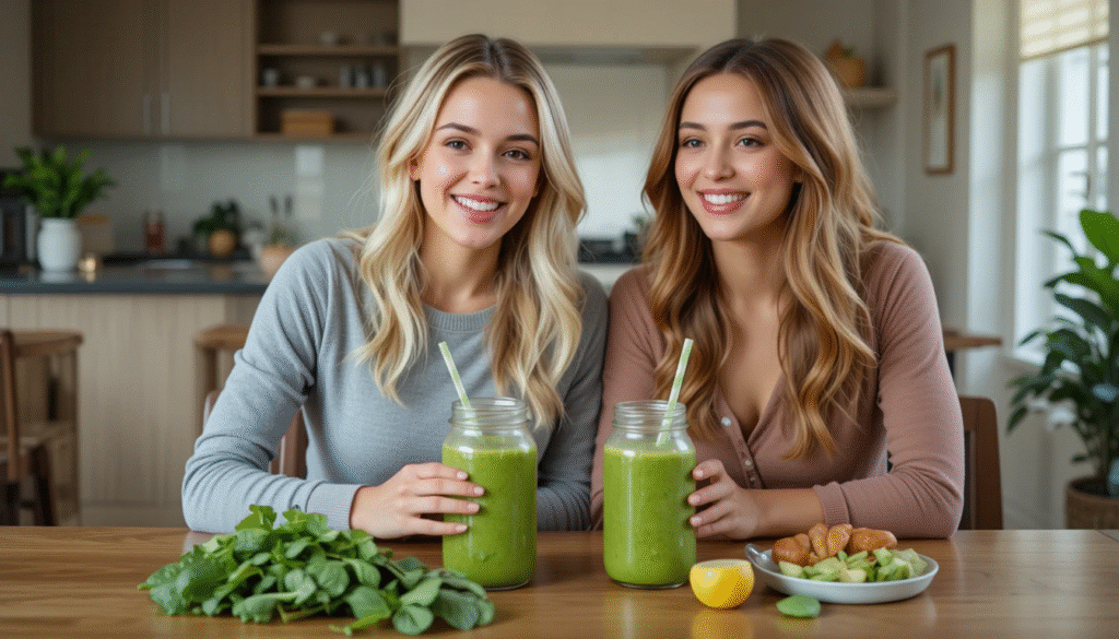 Low carb green smoothie for everyday energy.