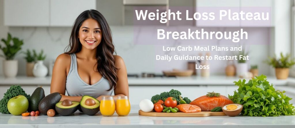 Weight Loss Plateau Breakthrough: Low Carb Meal Plans and Daily Guidance