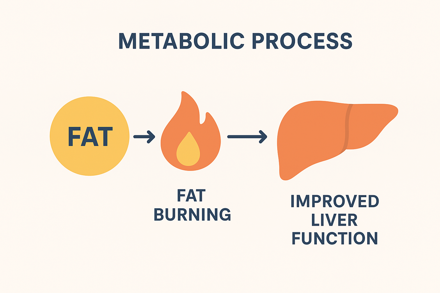 Low carb metabolic process for fatty liver improvement
