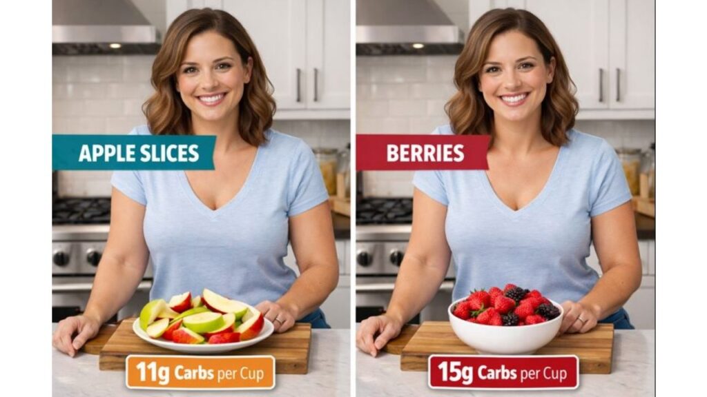 Apples vs berries comparison on a low carb diet for beginners
